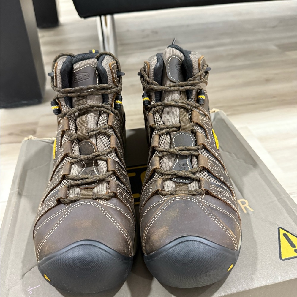 Keen Men's Brown Steel toe Boots